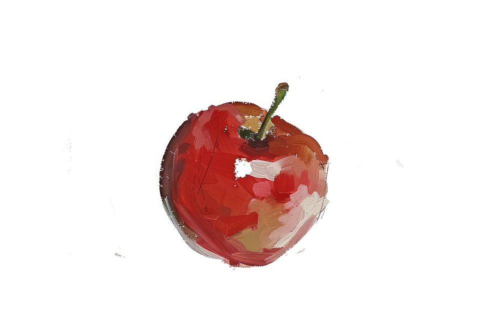 Apple fruit food white background.