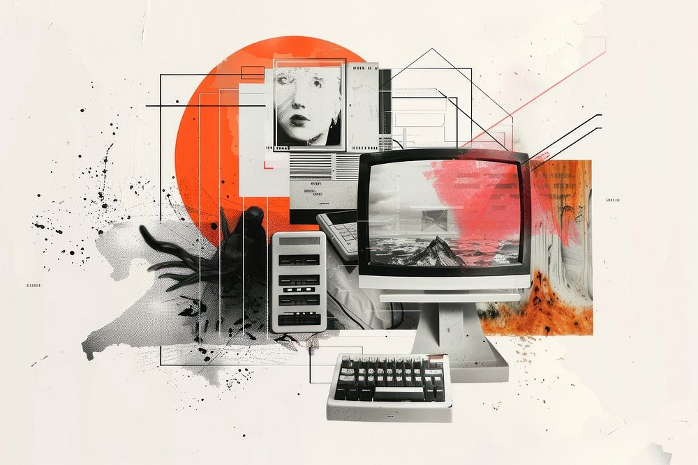 Computer collage art painting architecture. | Free Photo Illustration ...
