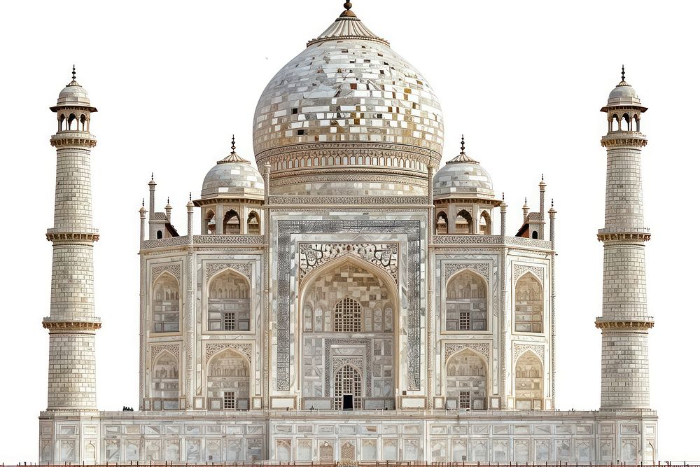 Taj Mahag architecture landmark arched.