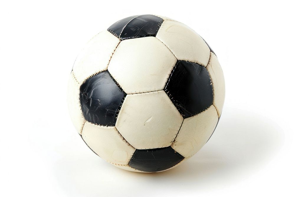 New soccer football sports white background.