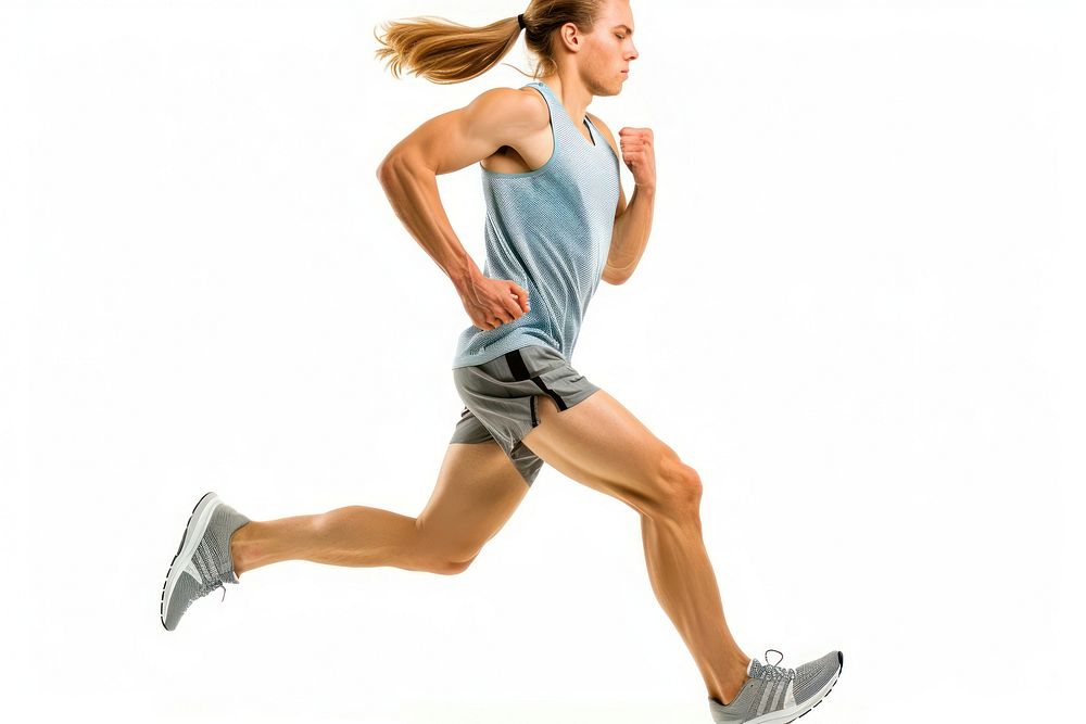 Person running clothing jogging apparel.