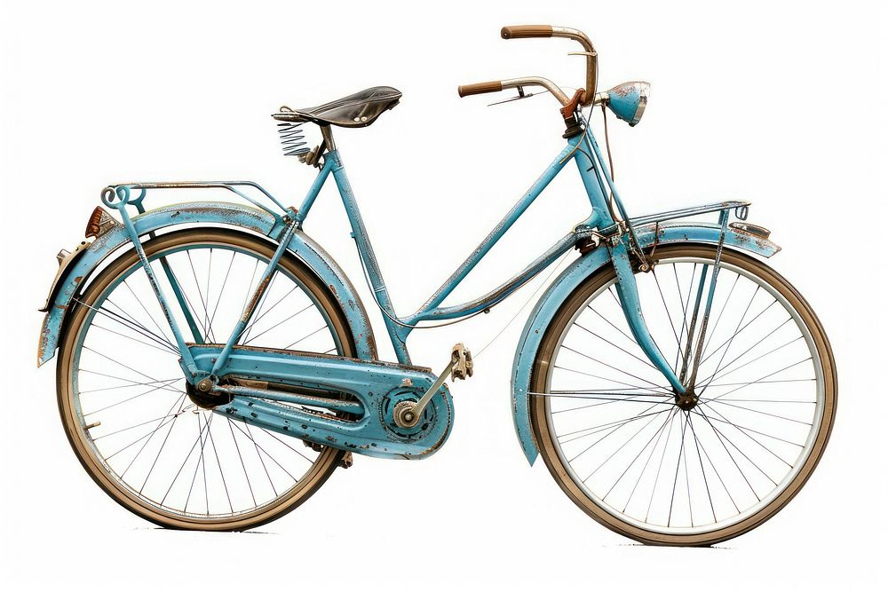 A vintage bike transportation motorcycle bicycle.