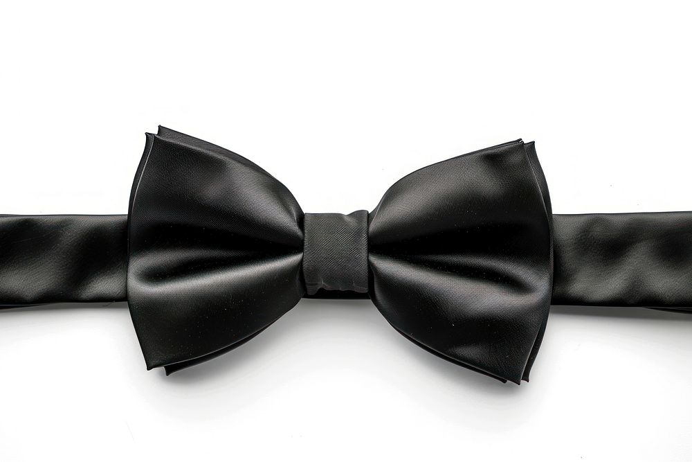 Black bow tie white white background celebration.