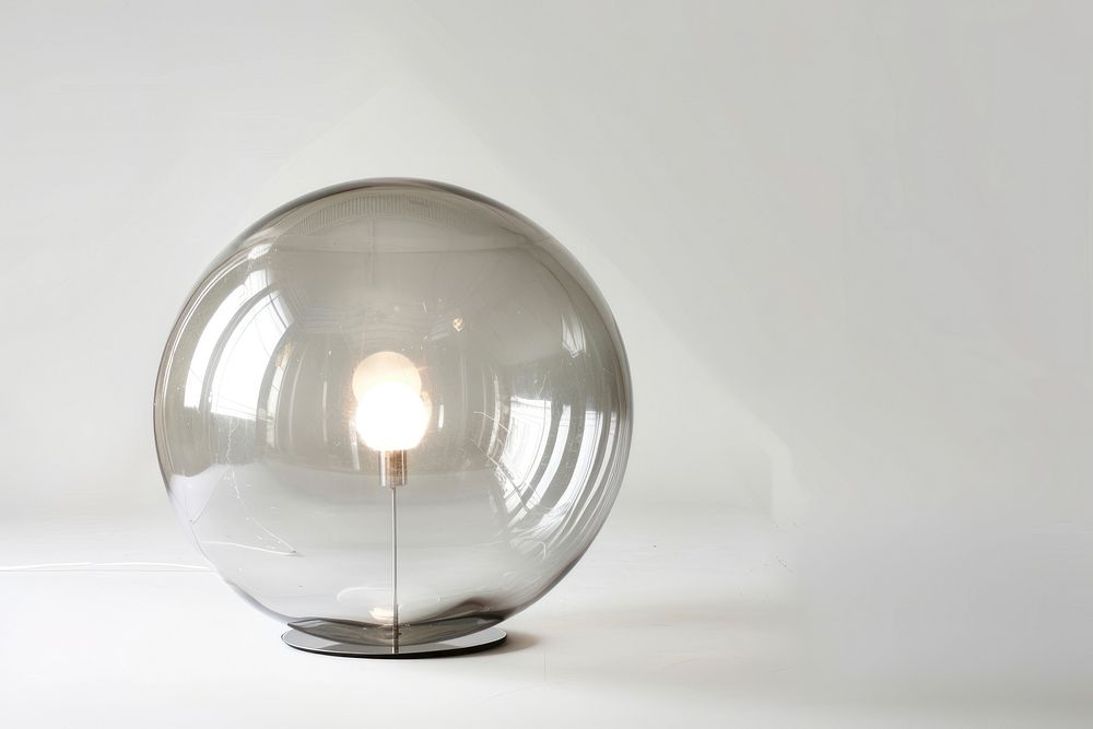 Glass Ball Floor Lamp lamp sphere light.