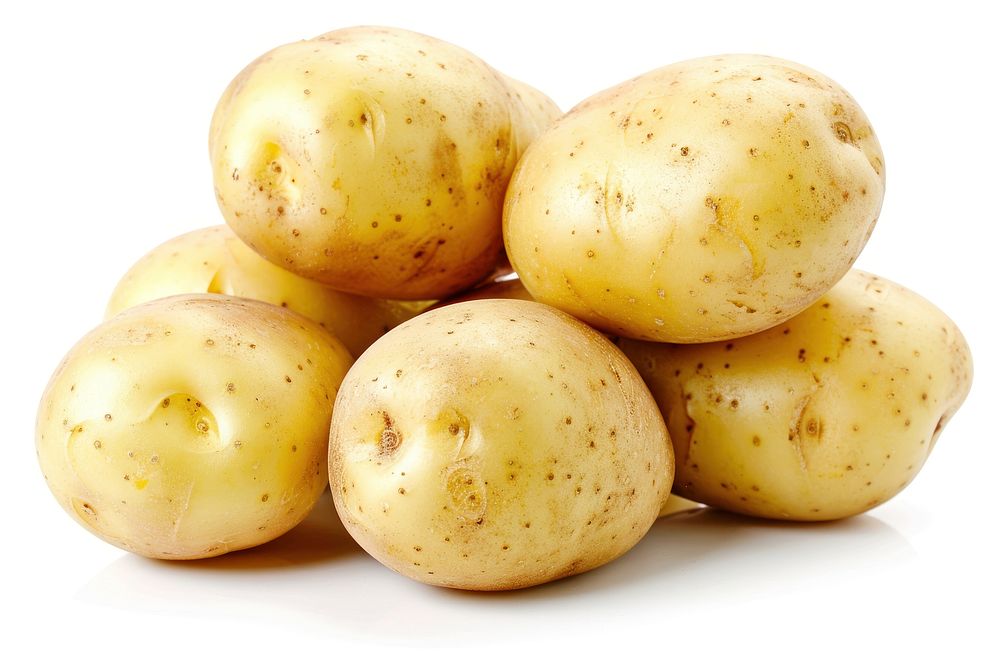Group of potatoes vegetable produce plant.