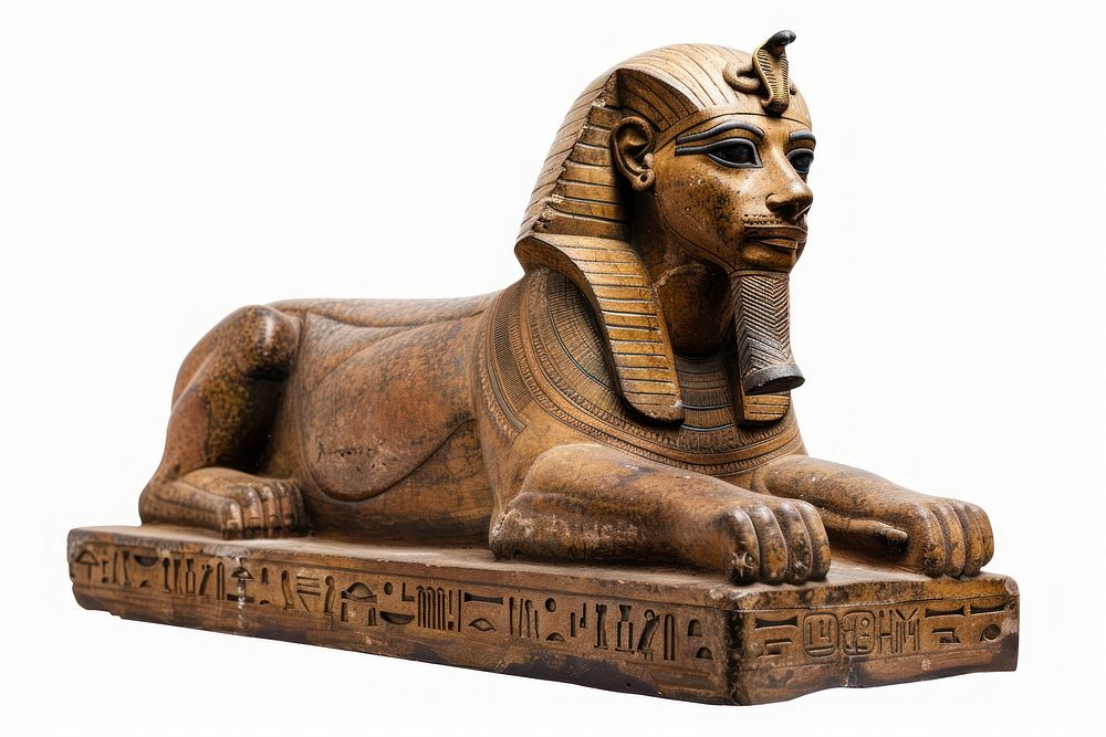 Egypt Sphinx sculpture figurine statue.