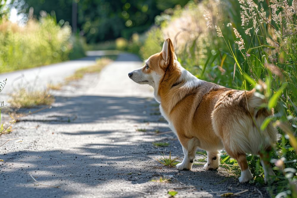 Pembroke Corgi Dog outdoors dog animal.