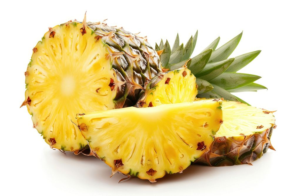 Pineapple fruit slice plant.