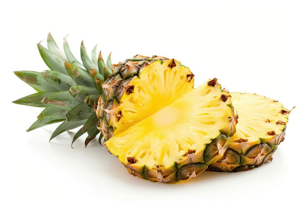 Pineapple slice fruit plant.
