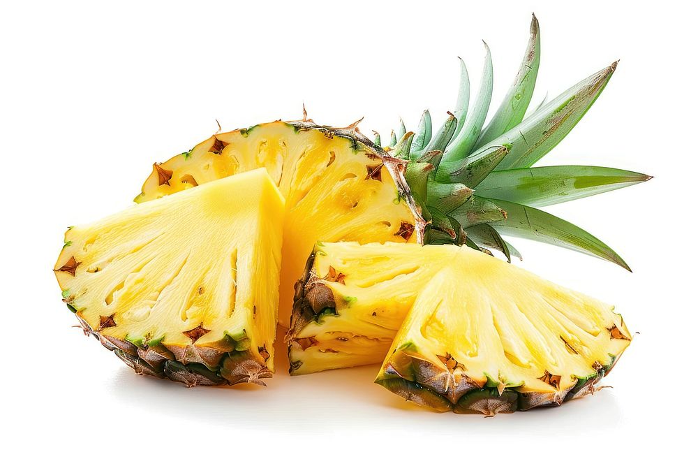 Pineapple fruit plant slice.