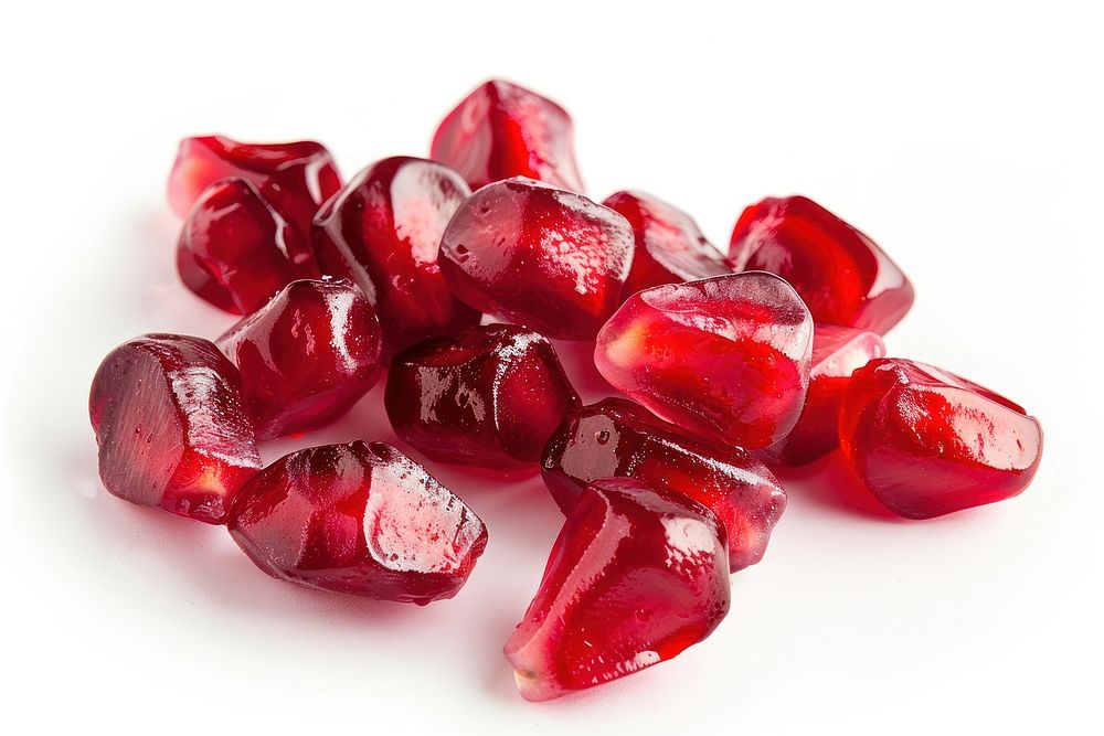 Pomegranate seeds produce ketchup fruit.