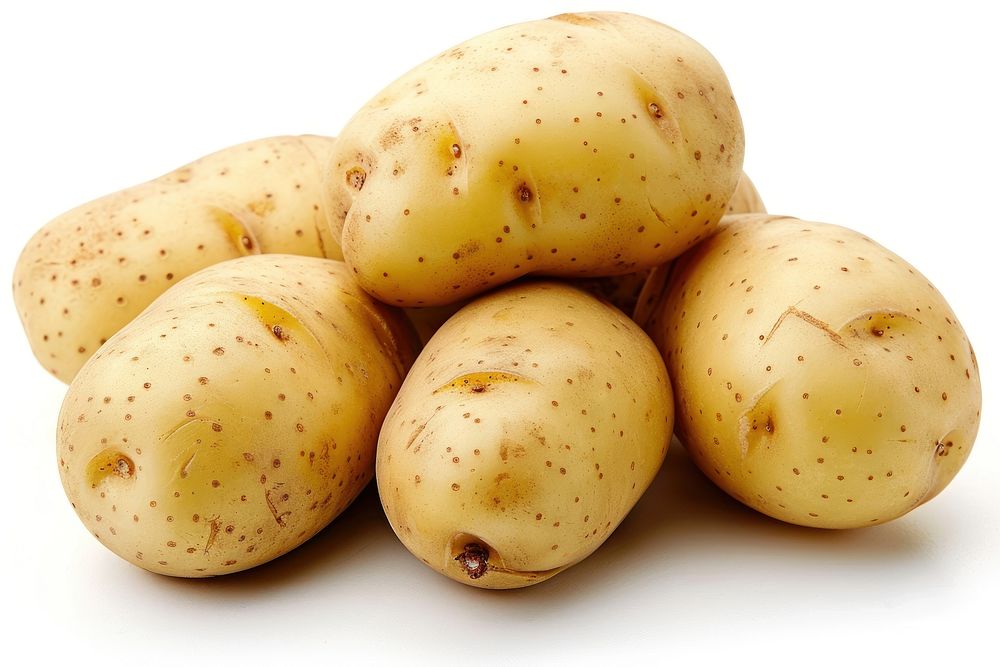 Potatoes vegetable produce banana.