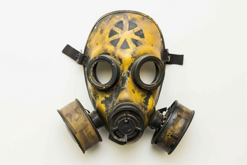 Radioactive mask protection headgear disguise.