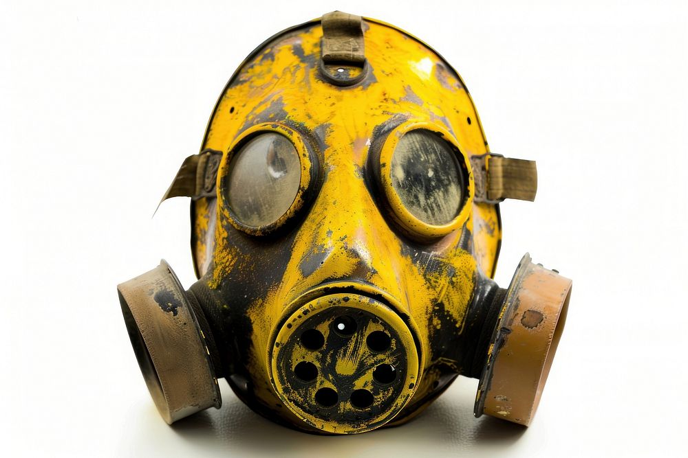 Radioactive mask protection ammunition headgear.