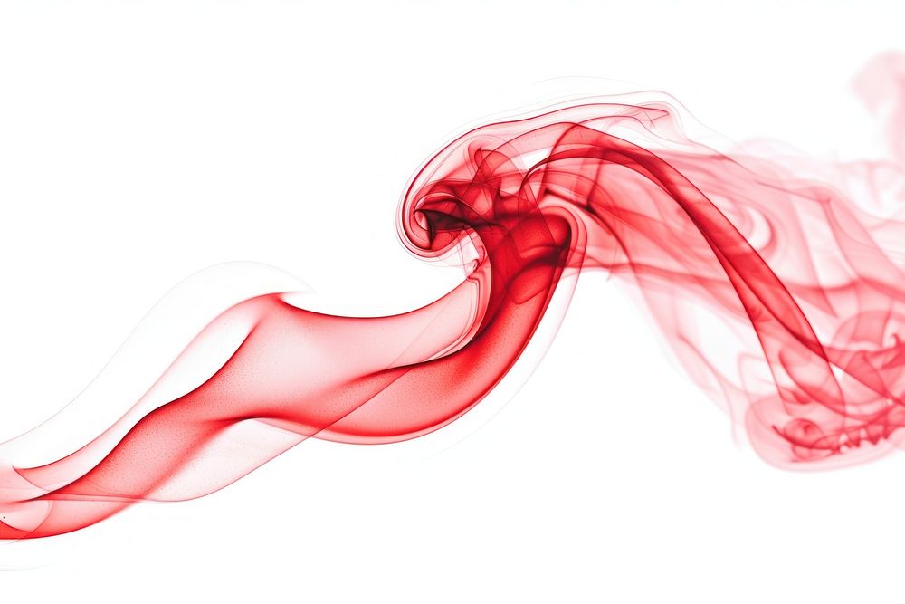 Smoke red white background abstract.
