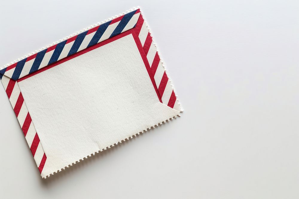 Postage stamp clapperboard envelope airmail.