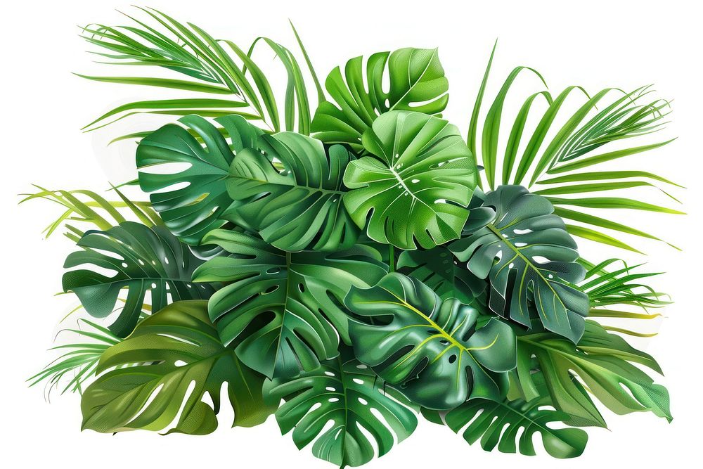 Pile tropical leaves tropics nature | Premium Photo Illustration - rawpixel