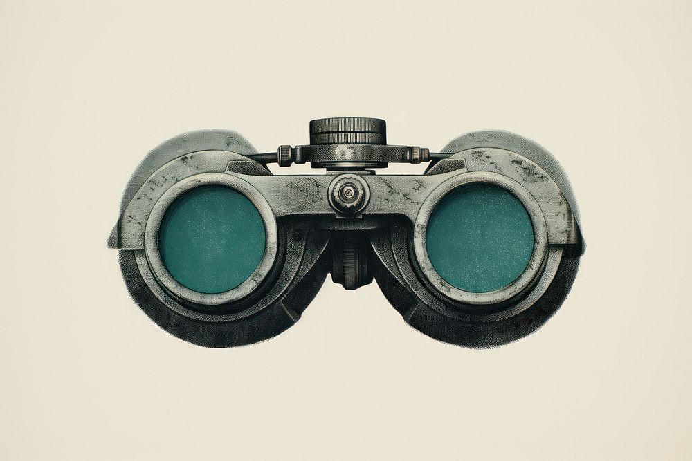 Binoculars surveillance technology security.