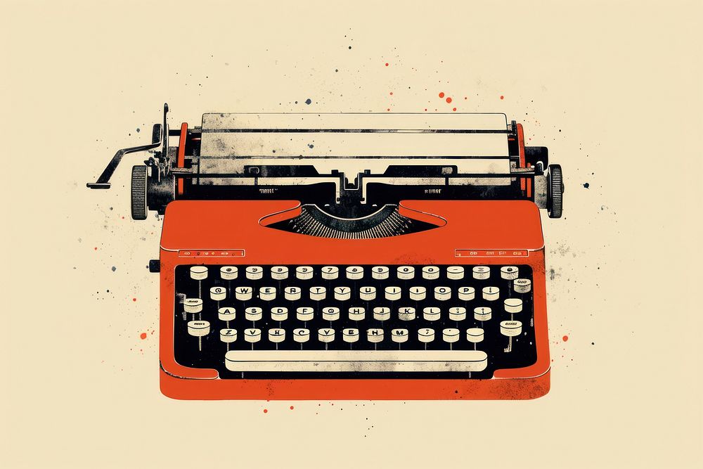 Typewriter text red correspondence.