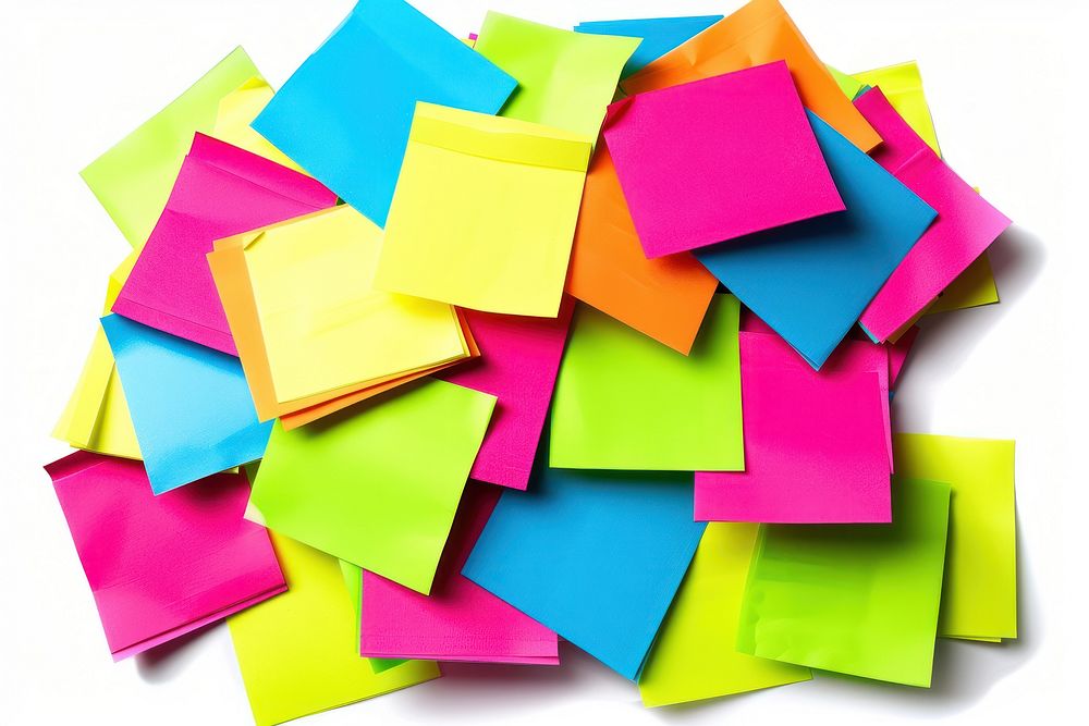Sticky notes png paper text business card.