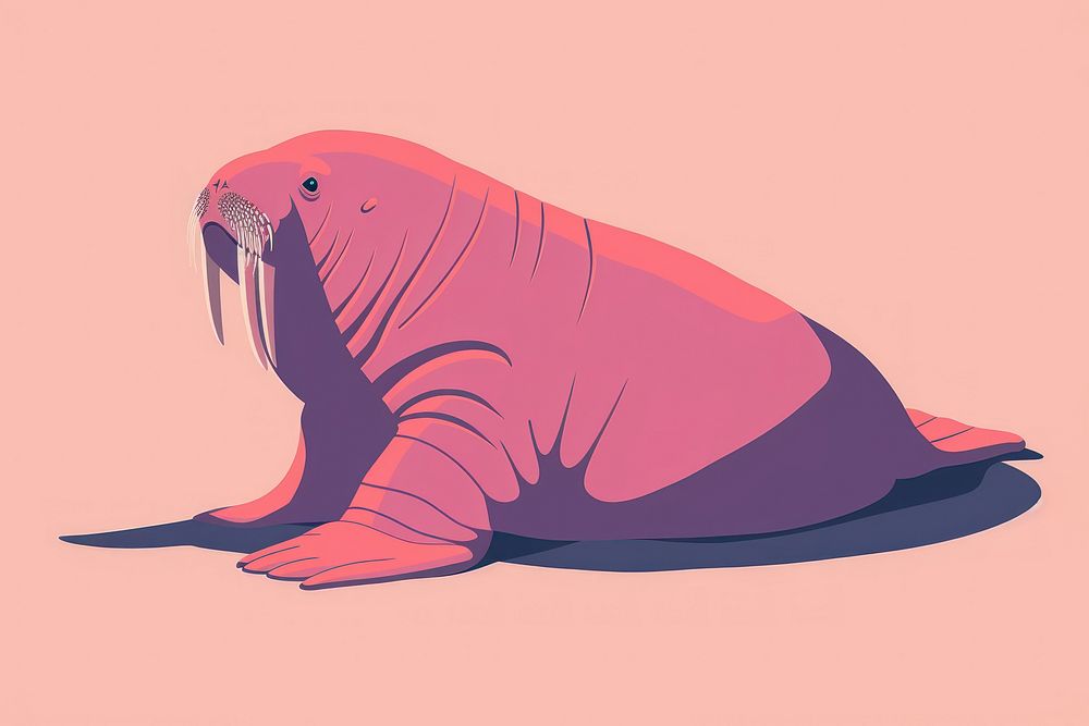 Walrus walrus animal mammal.