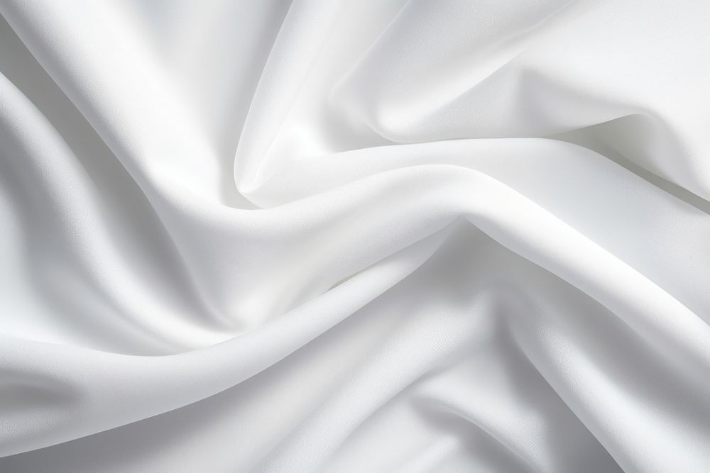 Simple white marquisette silk.