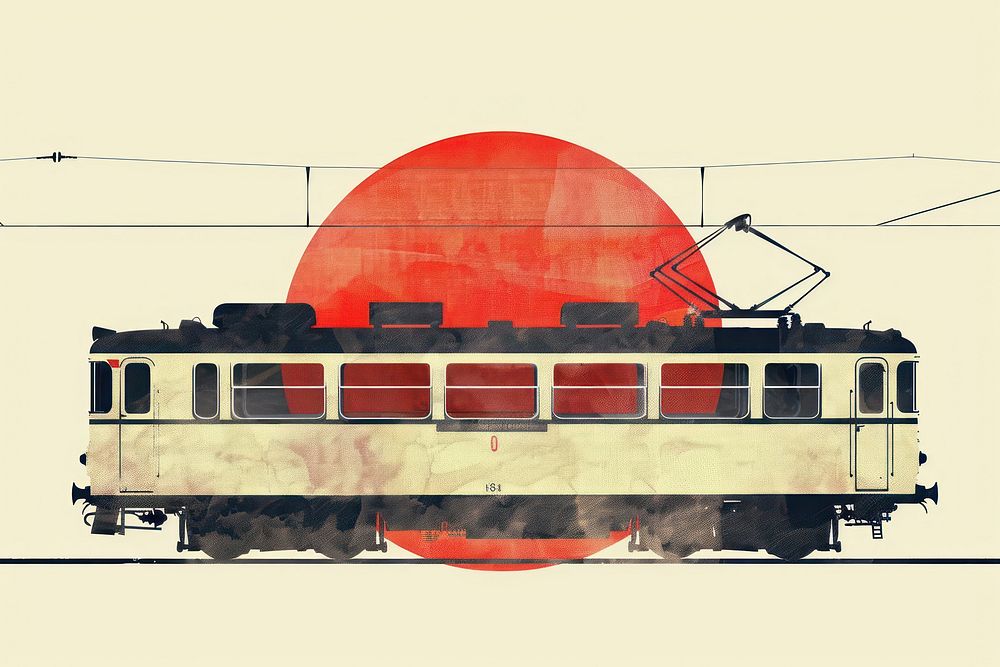 Train transportation locomotive railway.