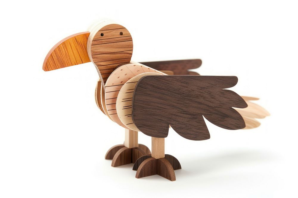 Vulture wood furniture appliance.