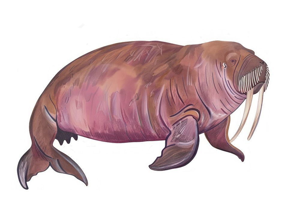 Walrus walrus animal mammal.