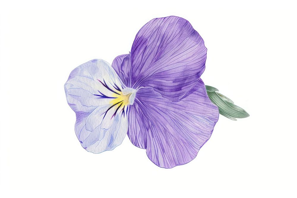 Viola blossom flower person.