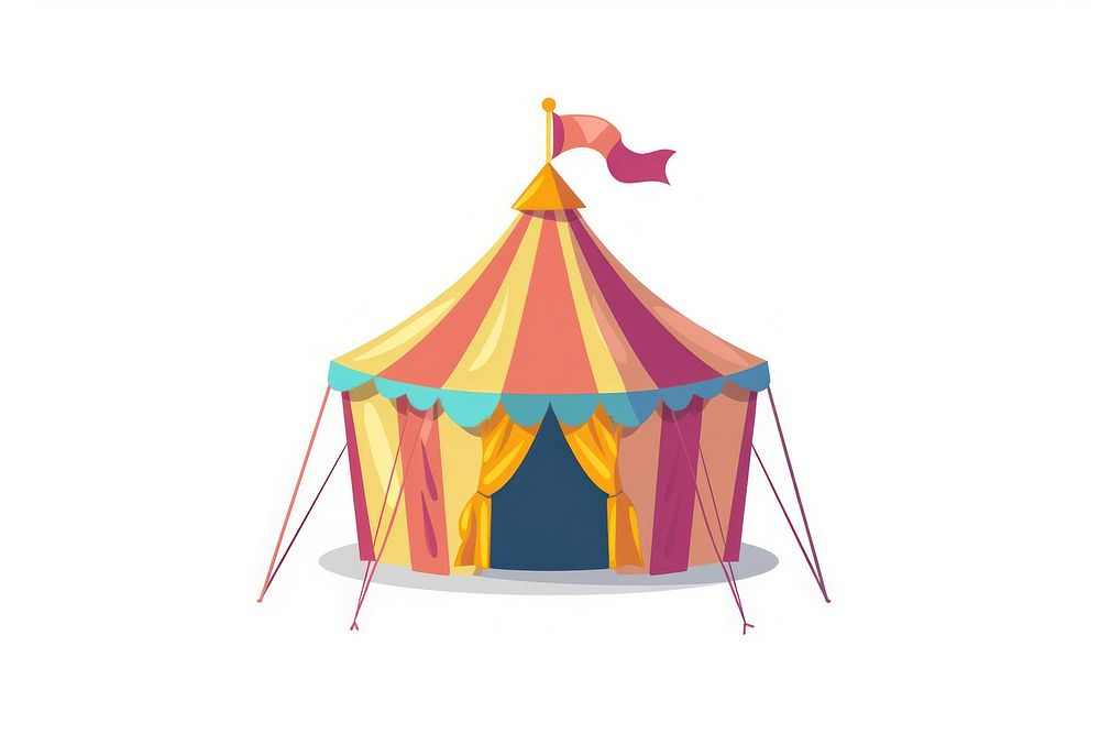 Circus carnival vintage circus tent fun.