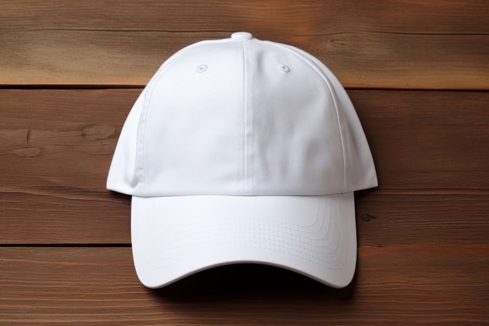 Blank White Male cap apparel clothing hat.