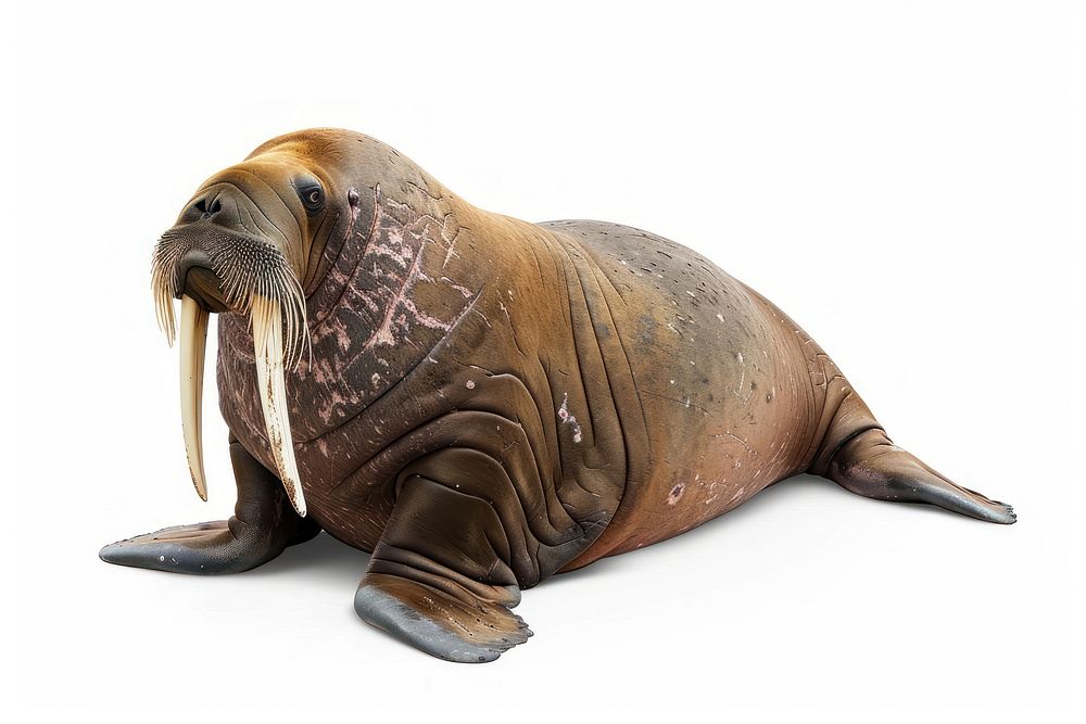 Walrus walrus reptile animal.