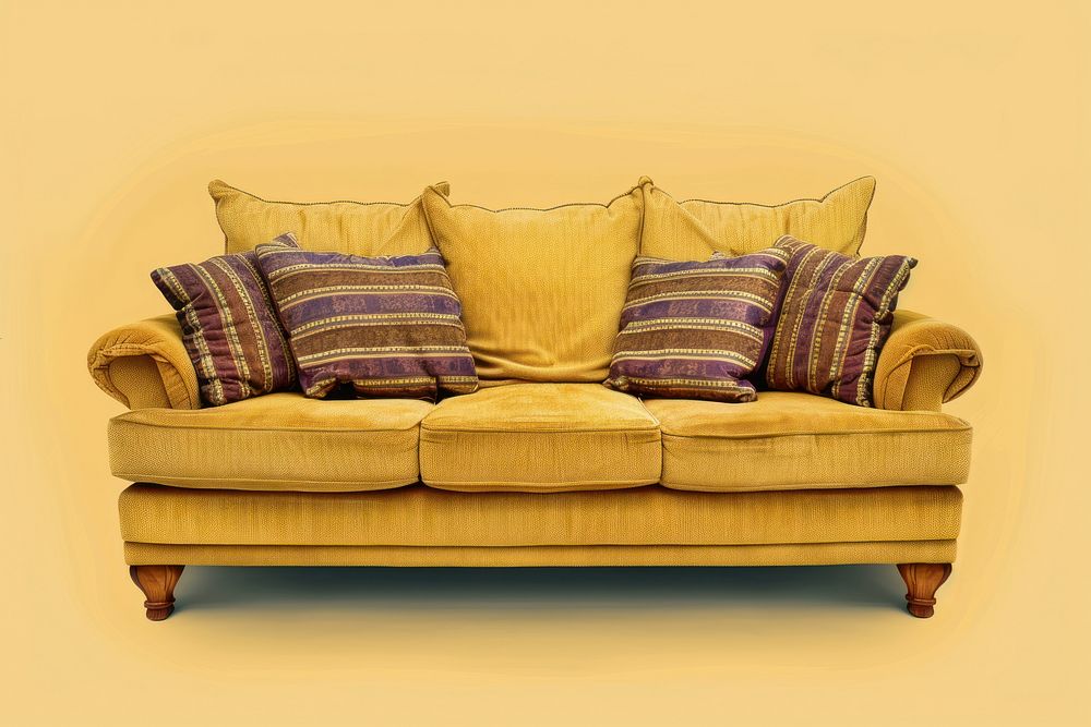 Sectional sofa furniture cushion pillow.