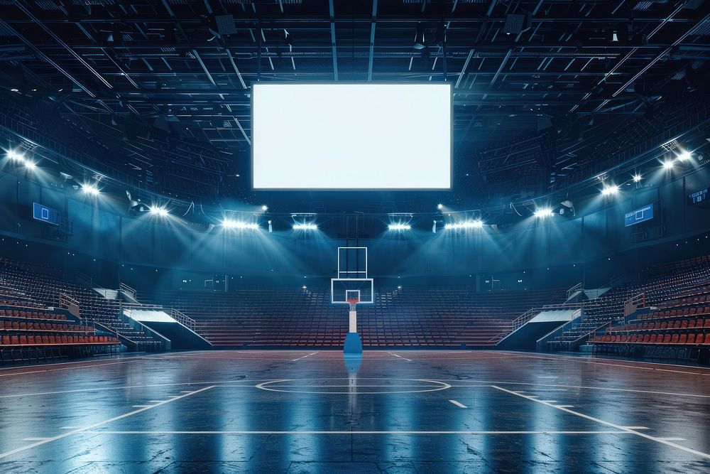 Basketball display sports electronics.