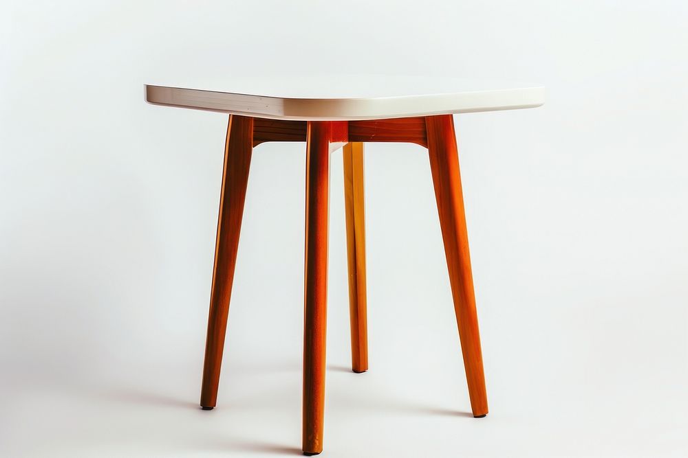 Japan modern table furniture wood white background.