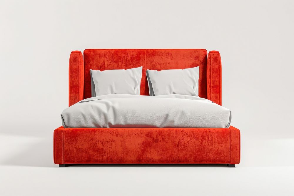 Modern bed furniture cushion pillow.