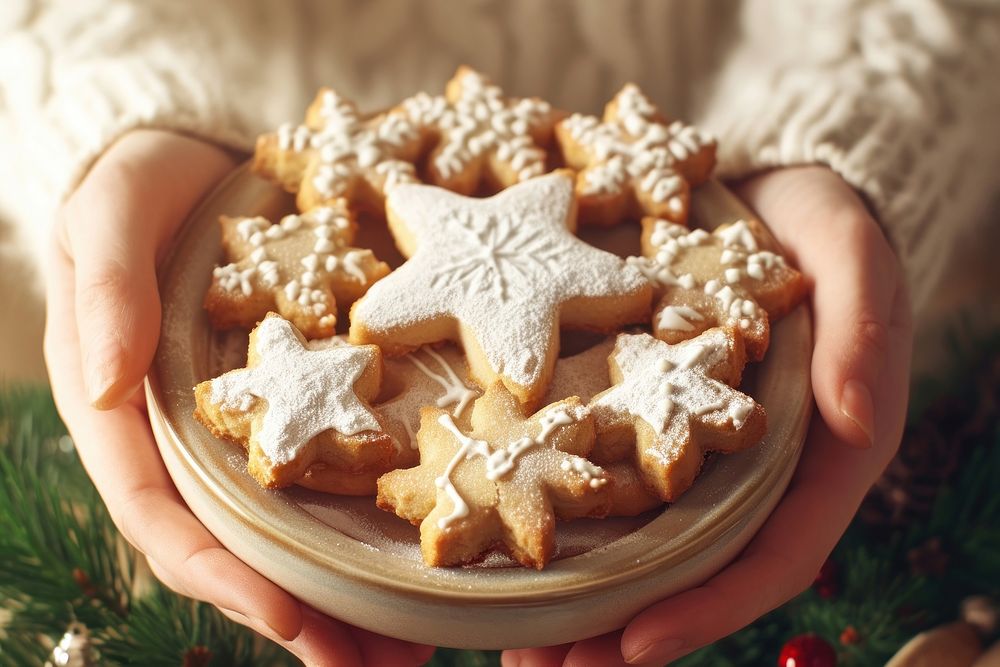 Cookies cookie gingerbread holding.