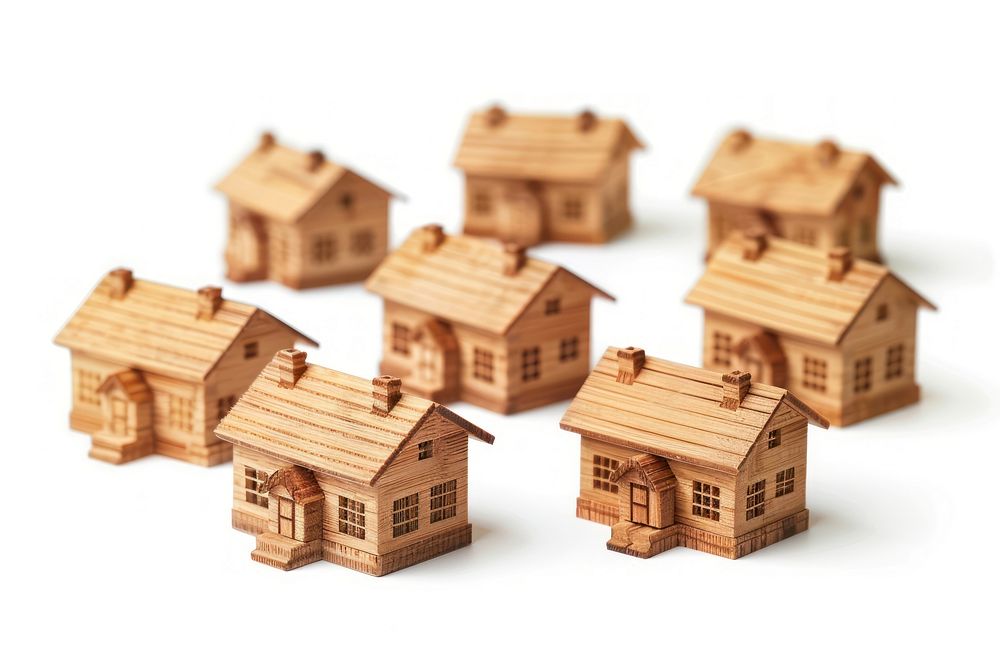Housing economy plywood toy.