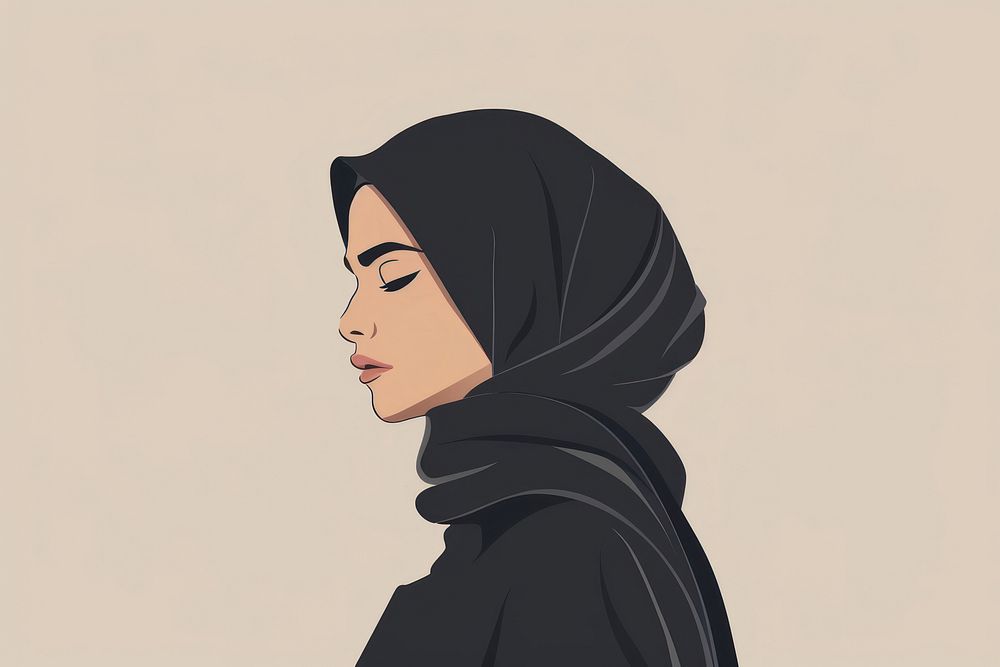 Muslim woman portrait adult photography.