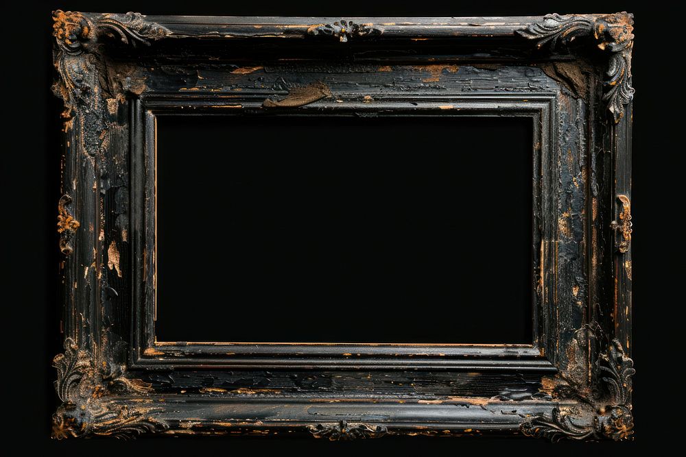 Aged frame Black Cardboard Textures effect blackboard photo frame.