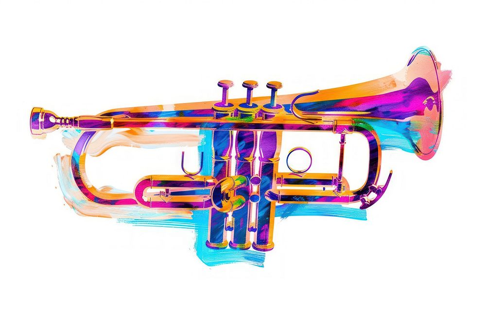 Trumpet cornet horn musical instrument.