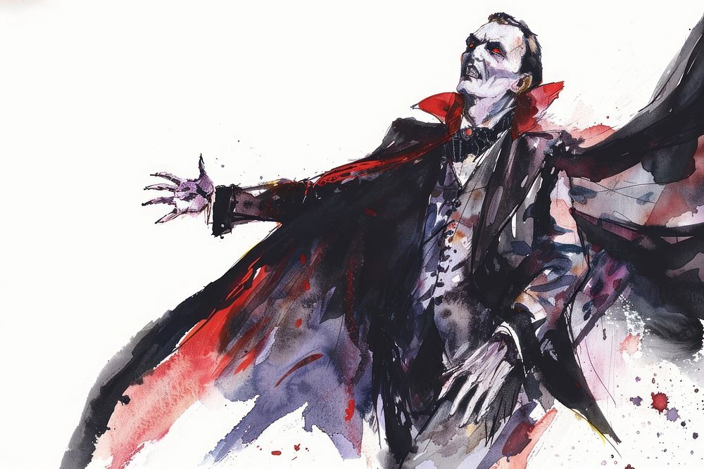 Dracula drawing representation creativity.