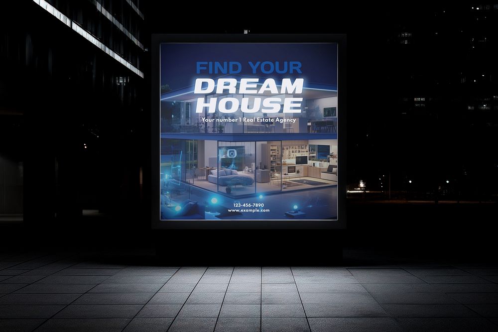dream house ad billboard