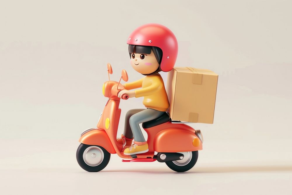 Motorcycle box transportation cardboard.