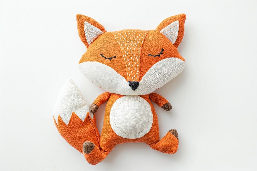 Fox toy plush.