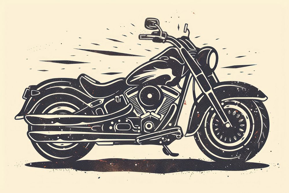 Motorcycle logo transportation illustrated .