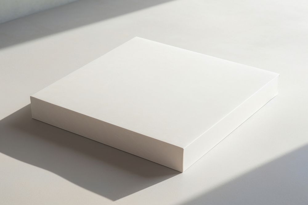 Simple book mockup publication porcelain furniture.