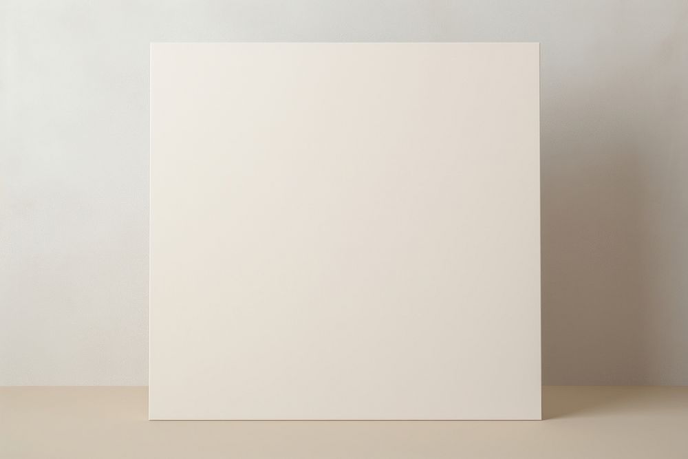 Simple canvas mockup paper white board.