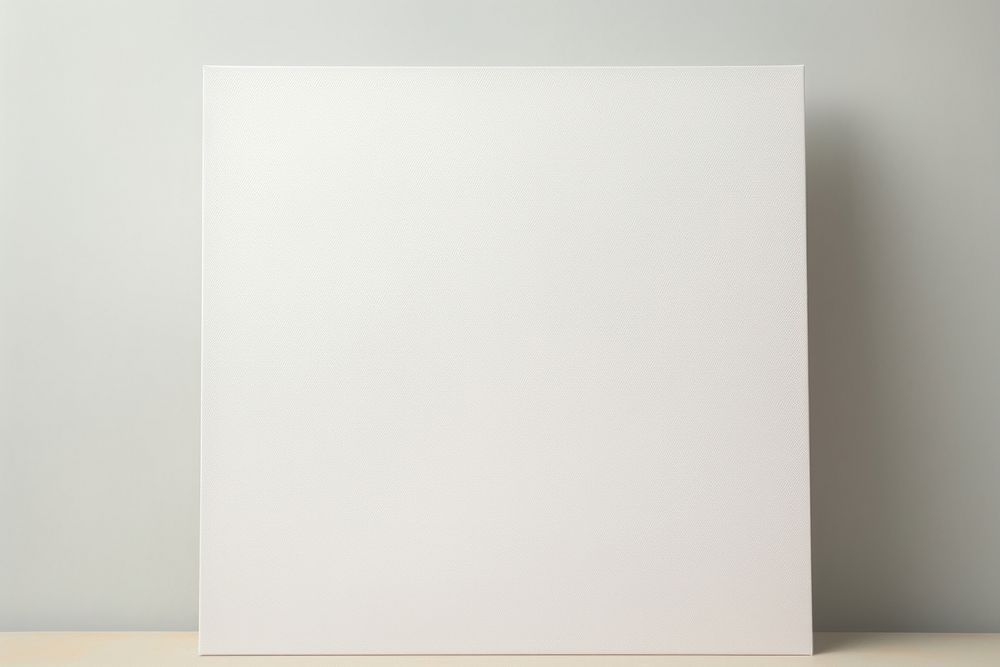 Simple canvas mockup paper white board.